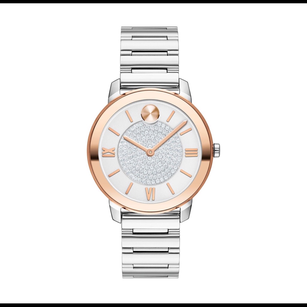 Movado Bold Trend Crystal Quartz Dial Ladies Watch